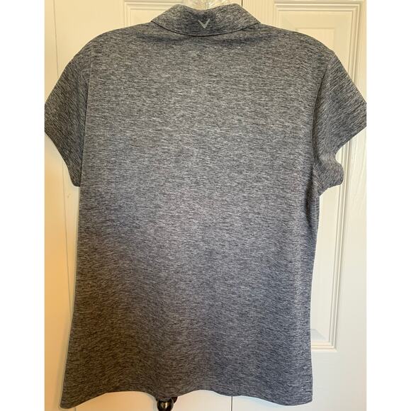 Callaway golf polo gray size large snap front - Picture 3 of 6